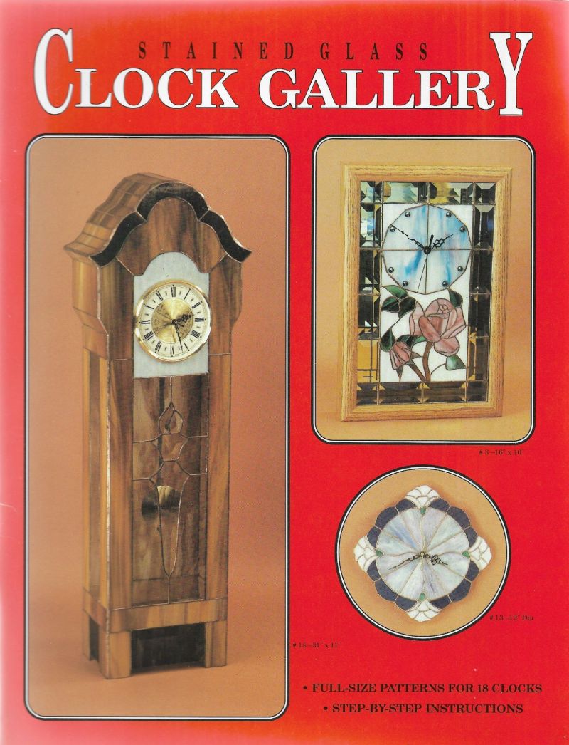 Stained glass clock gallery